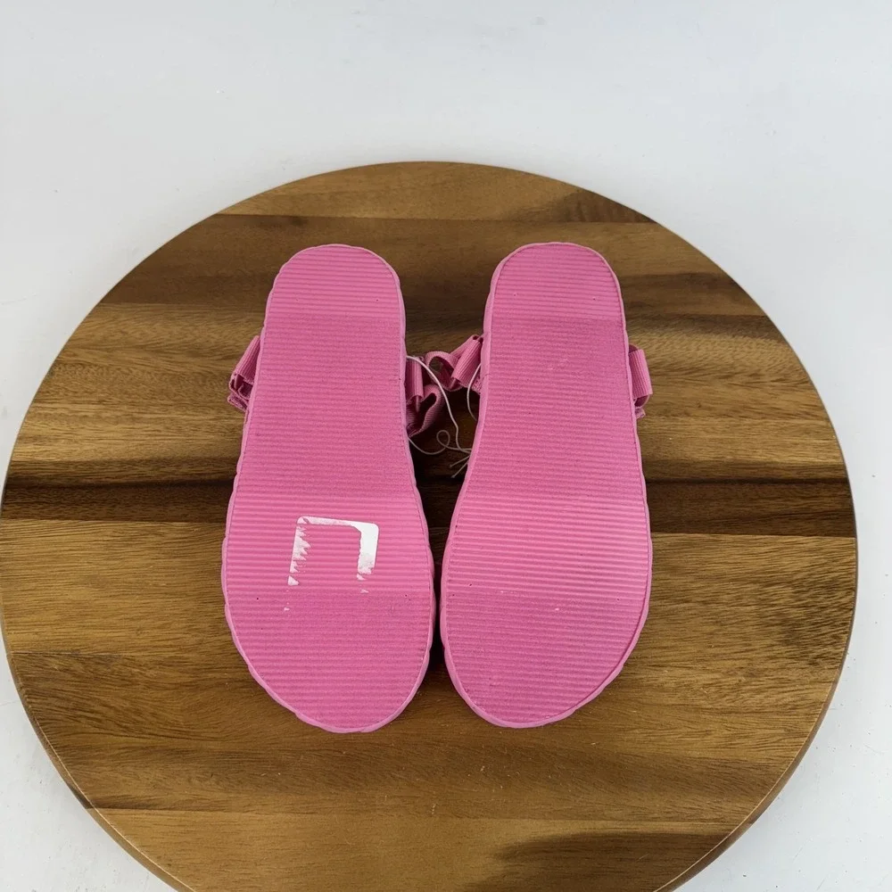 New Big Kids Dolce Vita Zaidey‎ Strappy Platform Pink Sandals Size 4 Y